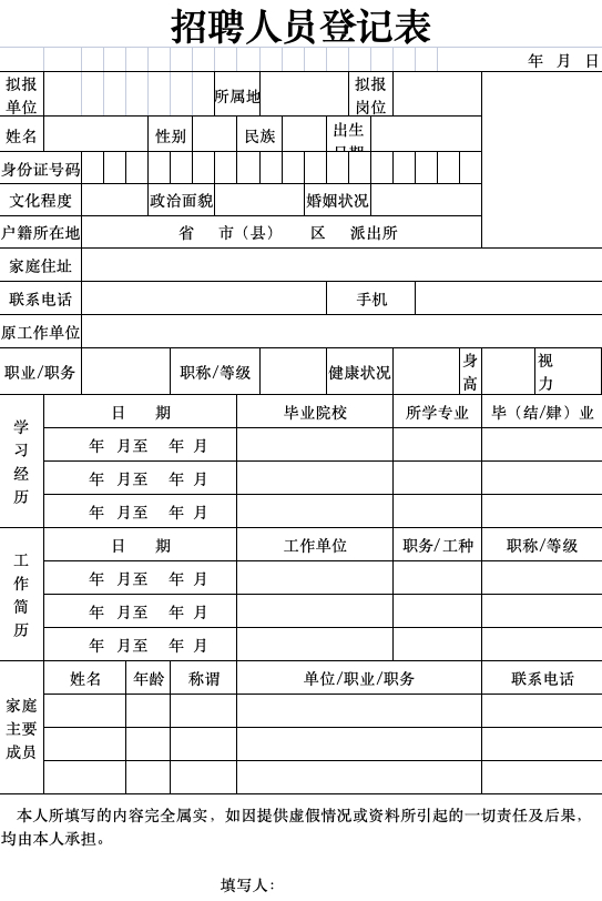 招聘工作人員簡章